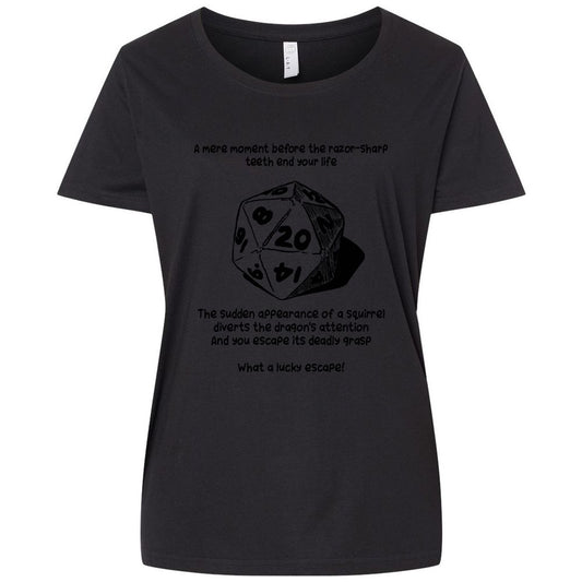 Ladies Curvy Jersey - SHDQC4XS - Blended Black - 1