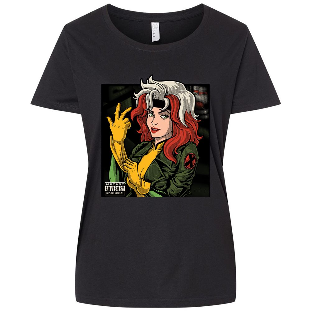 Ladies Curvy Jersey - YL1GM6WL - Blended Black - 1