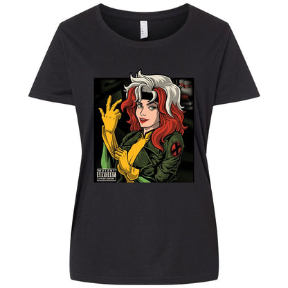 Ladies Curvy Jersey - YL1GM6WL - Blended Black - 1