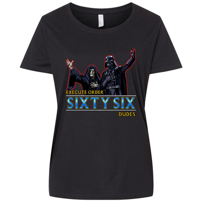 Ladies Curvy Jersey - 6B45FJCW - Blended Black - 1