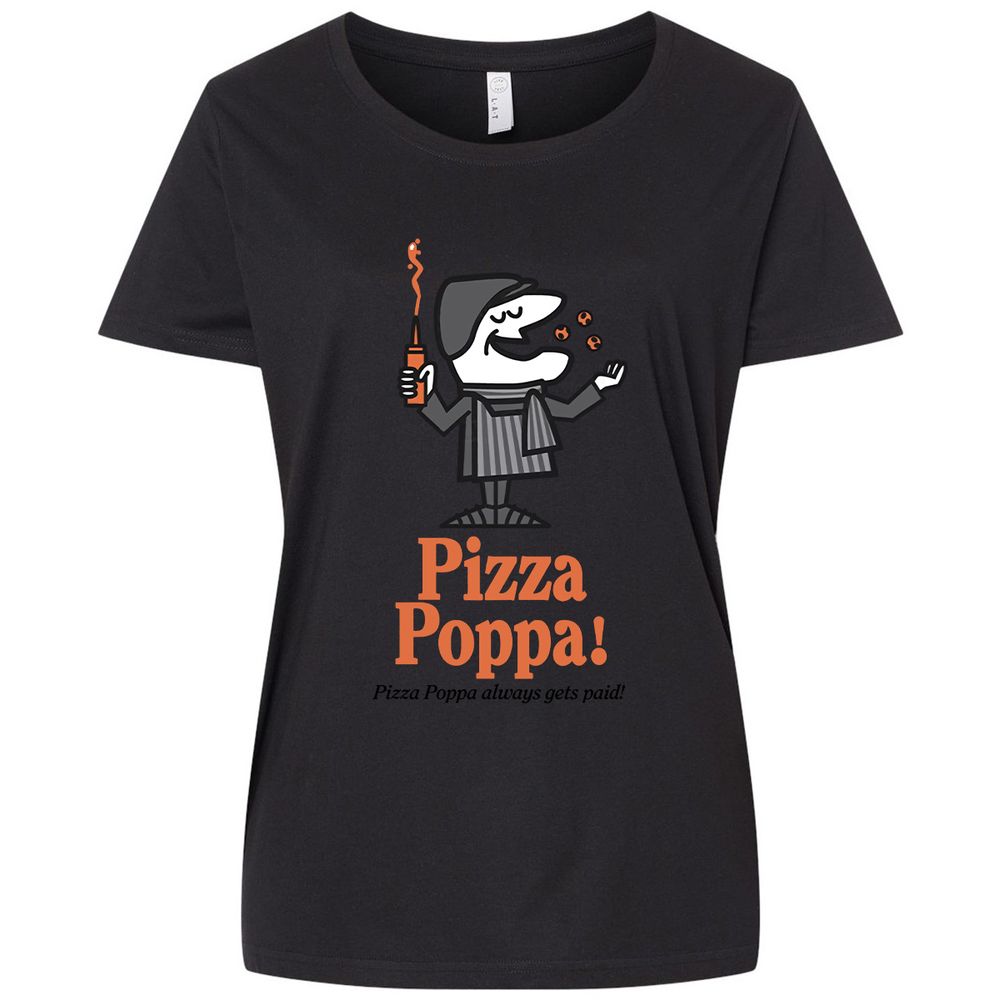 Ladies Curvy Jersey - YJBA3YNH - Blended Black - 1