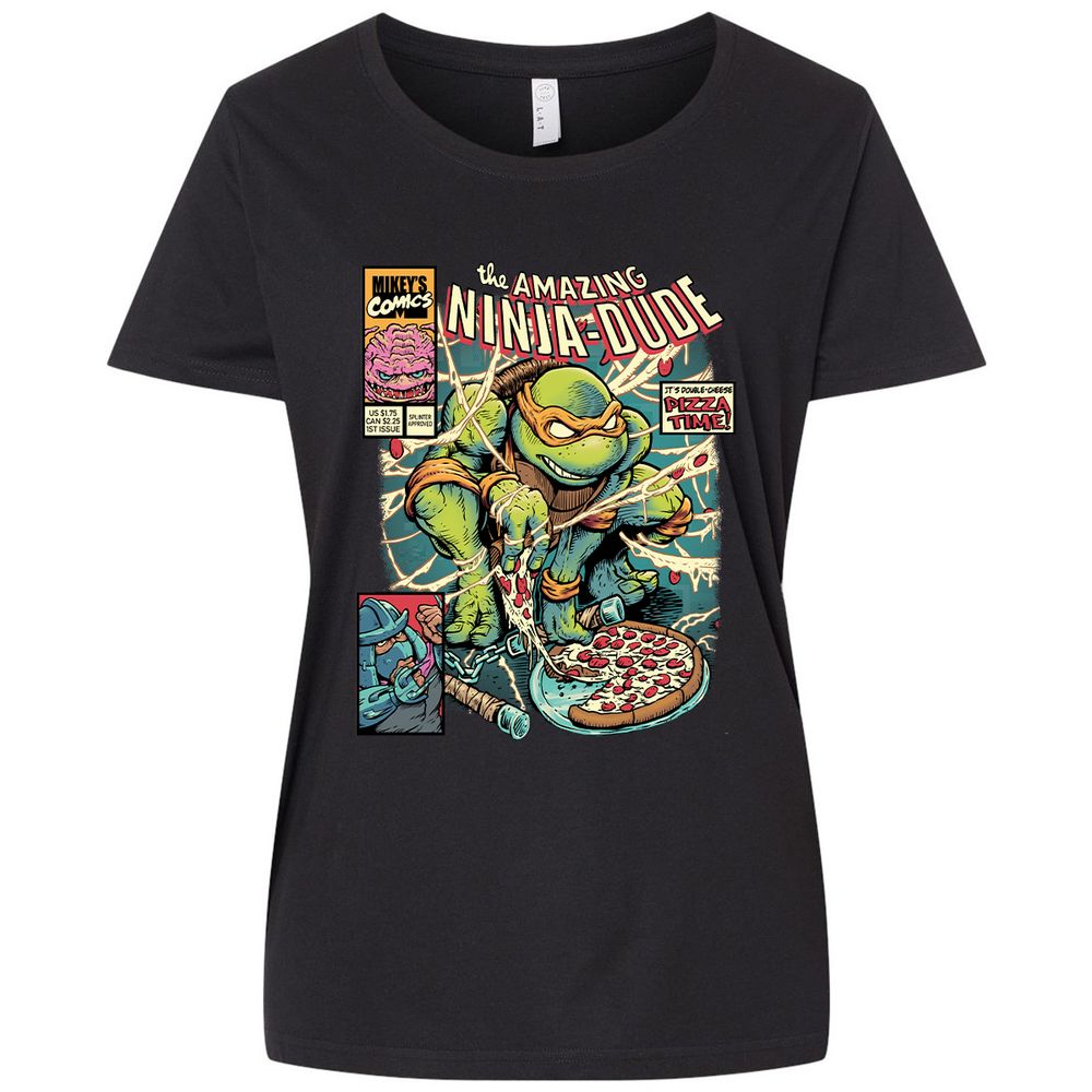 Ladies Curvy Jersey - F28MP4PY - Blended Black - 1