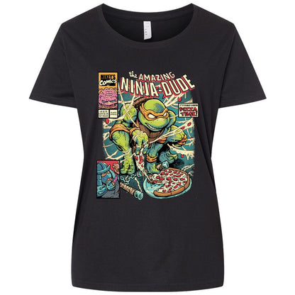 Ladies Curvy Jersey - F28MP4PY - Blended Black - 1