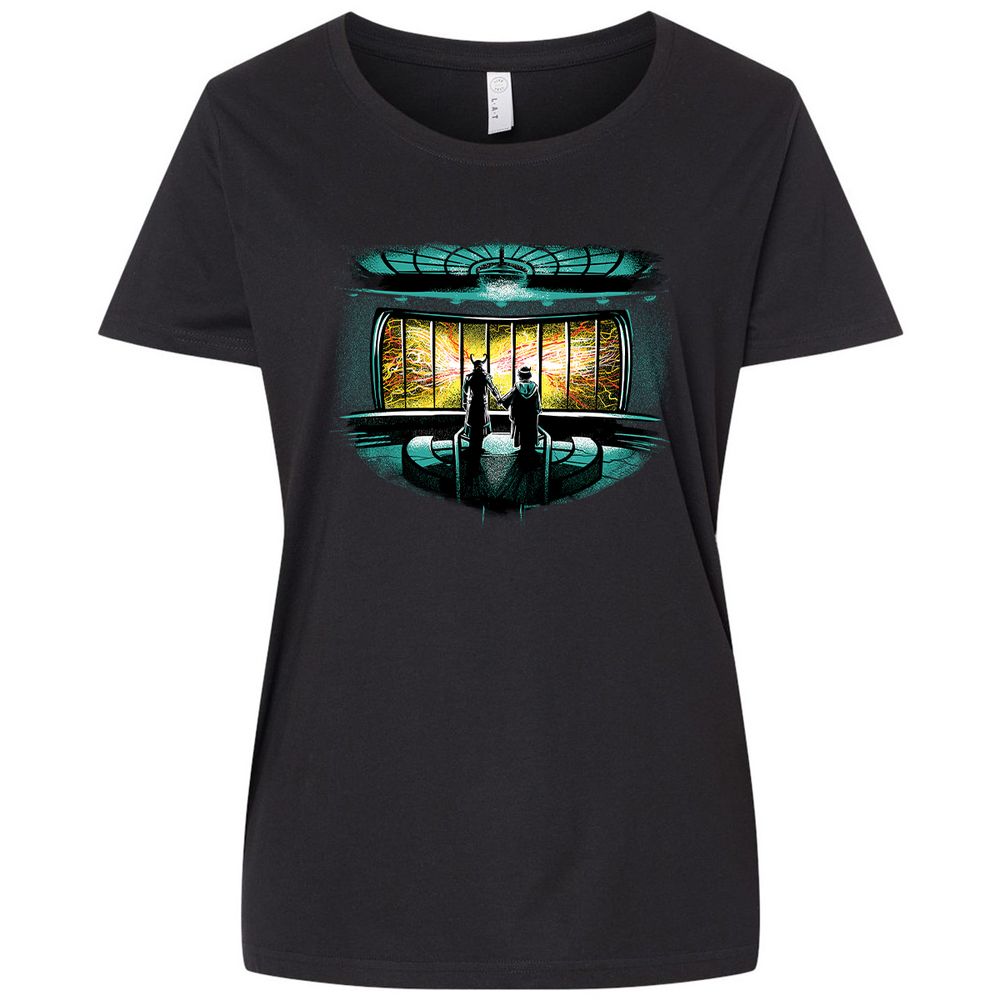 Ladies Curvy Jersey - 65WM93E8 - Blended Black - 1