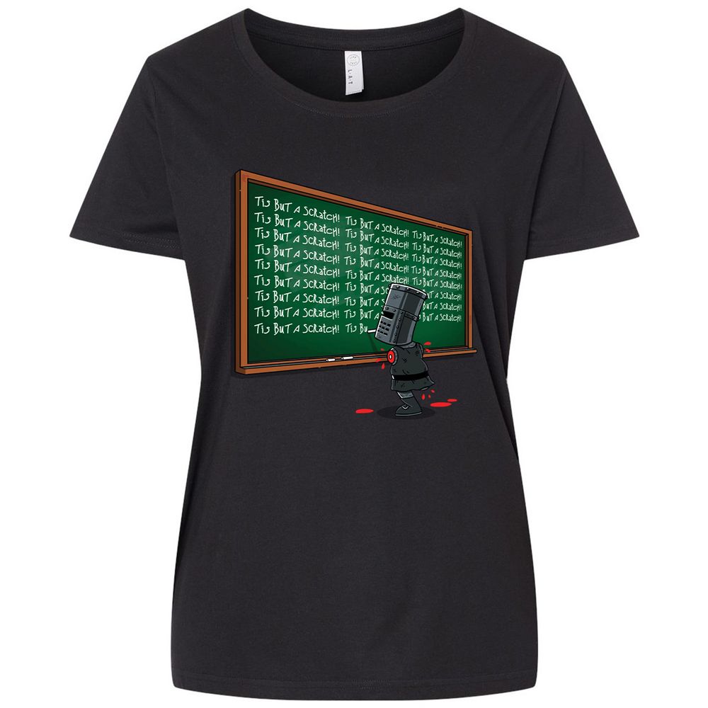 Ladies Curvy Jersey - F83UMK8X - Blended Black - 1