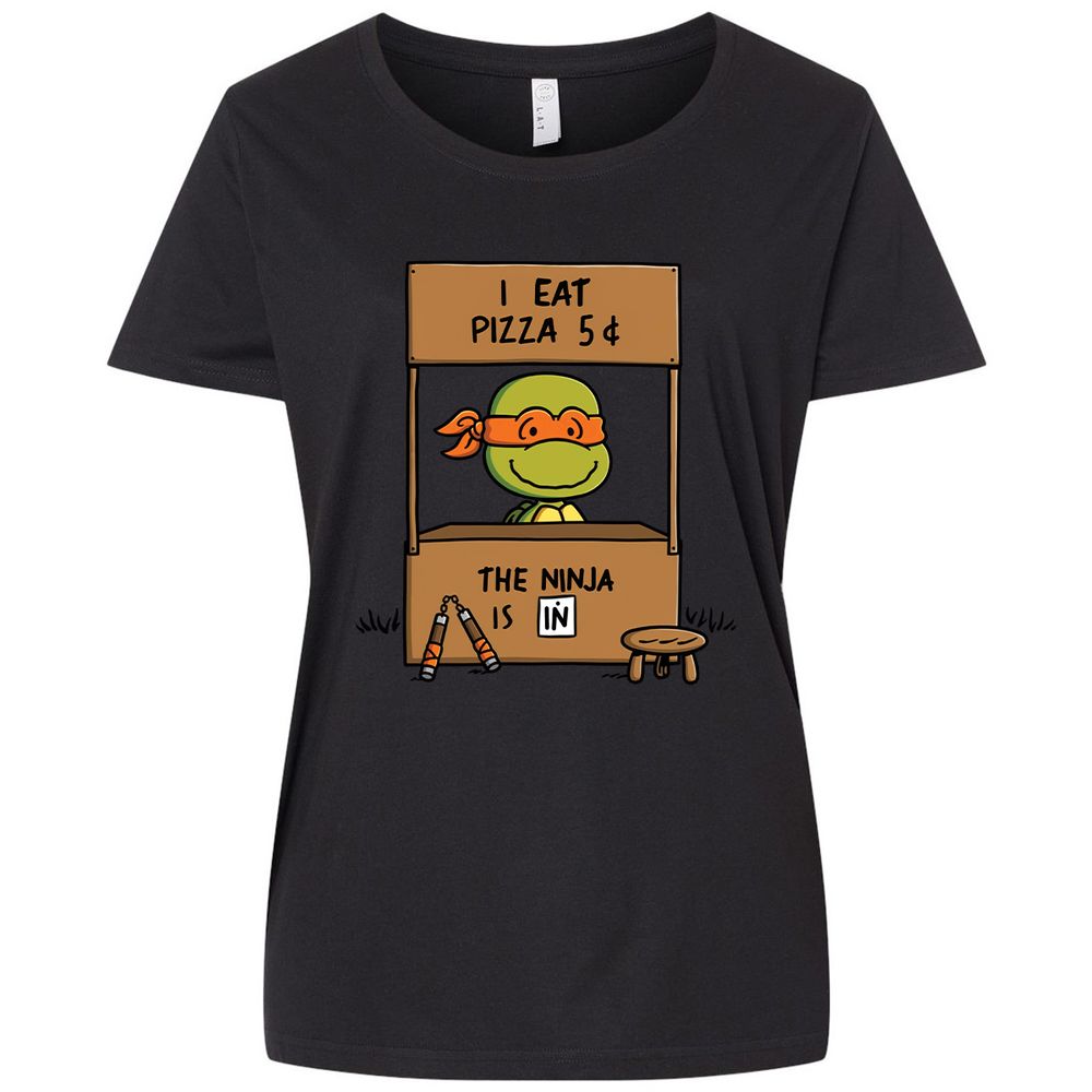 Ladies Curvy Jersey - 455GV3RF - Blended Black - 1