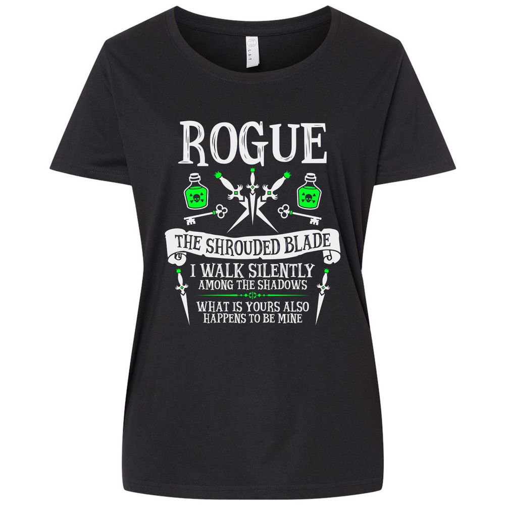 Ladies Curvy Jersey - TR3L1KQQ - Blended Black - 1