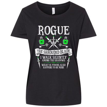 Ladies Curvy Jersey - TR3L1KQQ - Blended Black - 1