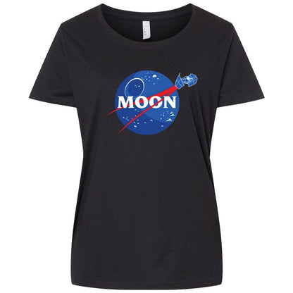 Ladies Curvy Jersey - 2KSF2QHX - Blended Black - 1