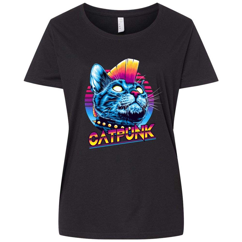 Ladies Curvy Jersey - GC7NJJ5H - Blended Black - 1