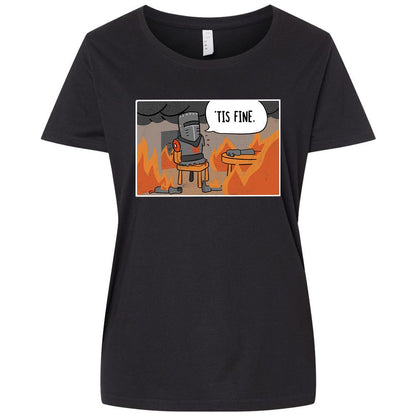 Ladies Curvy Jersey - MWL683L3 - Blended Black - 1