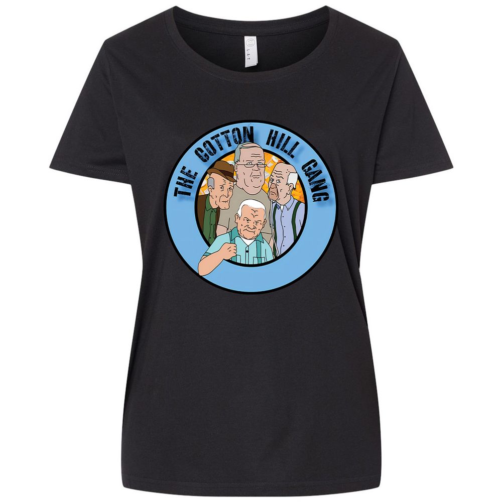 Ladies Curvy Jersey - S2VHUZJG - Blended Black - 1