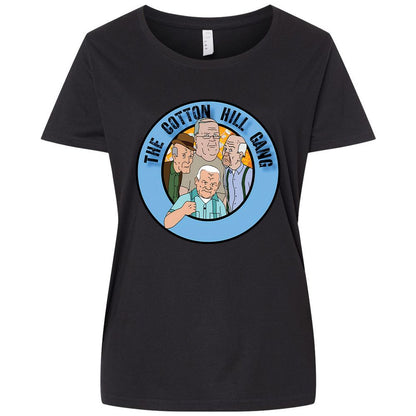 Ladies Curvy Jersey - S2VHUZJG - Blended Black - 1