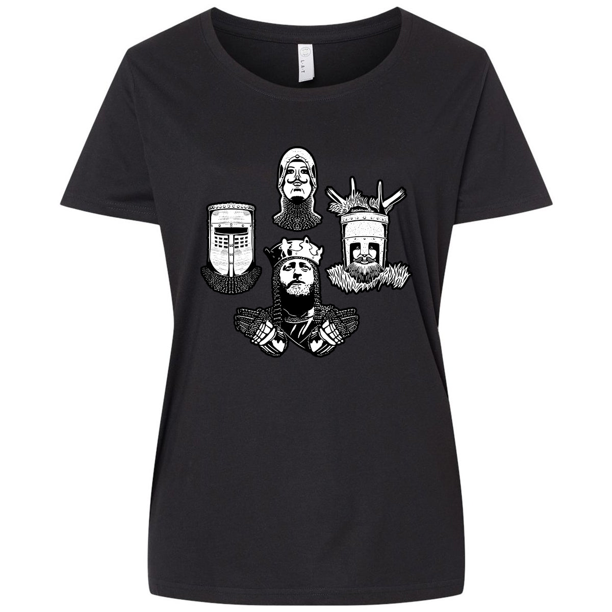 Ladies Curvy Jersey - BHK8J849 - Blended Black - 1