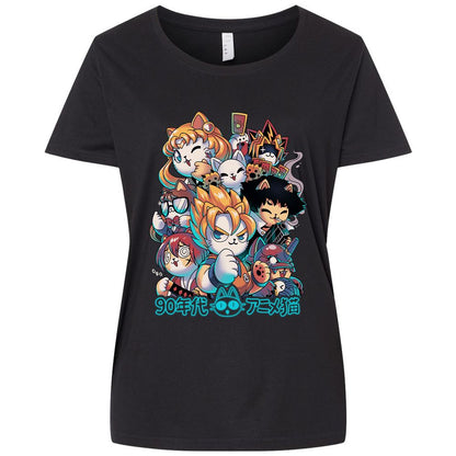 Ladies Curvy Jersey - PY3XSULE - Blended Black - 1