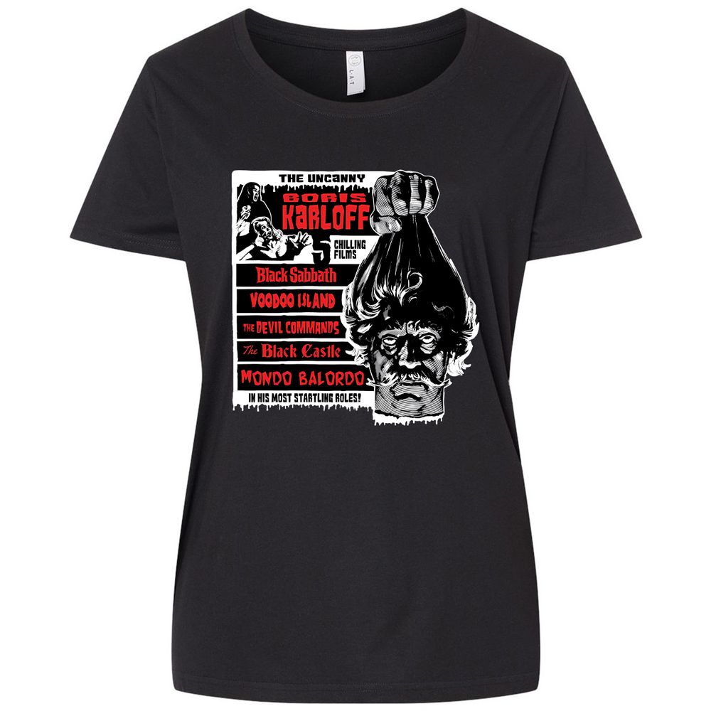 Ladies Curvy Jersey - NHSVWNDC - Blended Black - 1