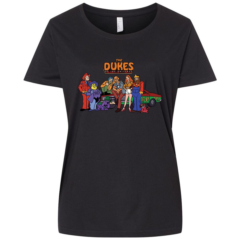 Ladies Curvy Jersey - 8MLQZZ2T - Blended Black - 1