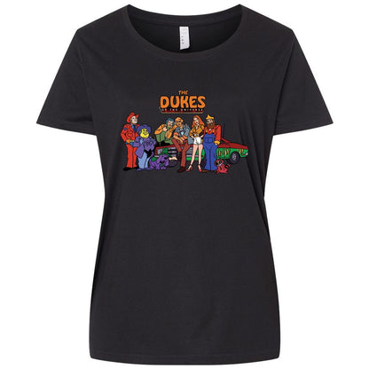 Ladies Curvy Jersey - 8MLQZZ2T - Blended Black - 1