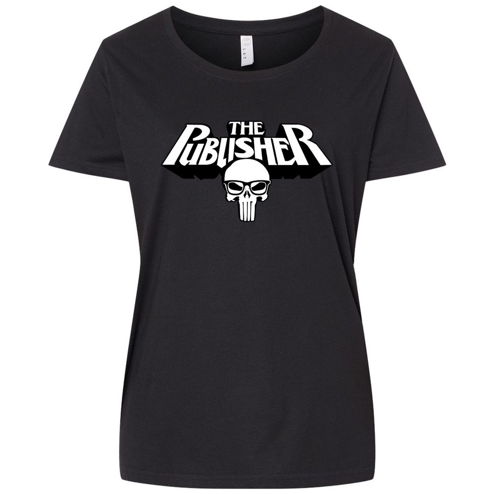 Ladies Curvy Jersey - CQSGX4U9 - Blended Black - 1