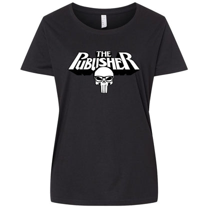 Ladies Curvy Jersey - CQSGX4U9 - Blended Black - 1