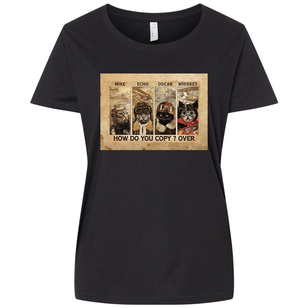 Ladies Curvy Jersey - BQQAEB7J - Blended Black - 1