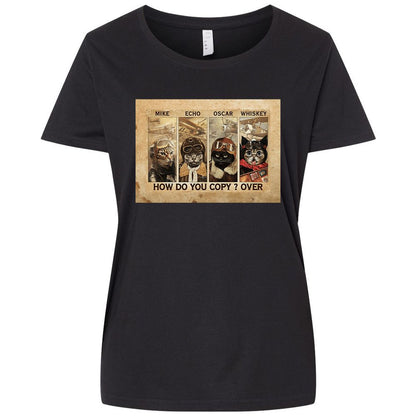 Ladies Curvy Jersey - BQQAEB7J - Blended Black - 1