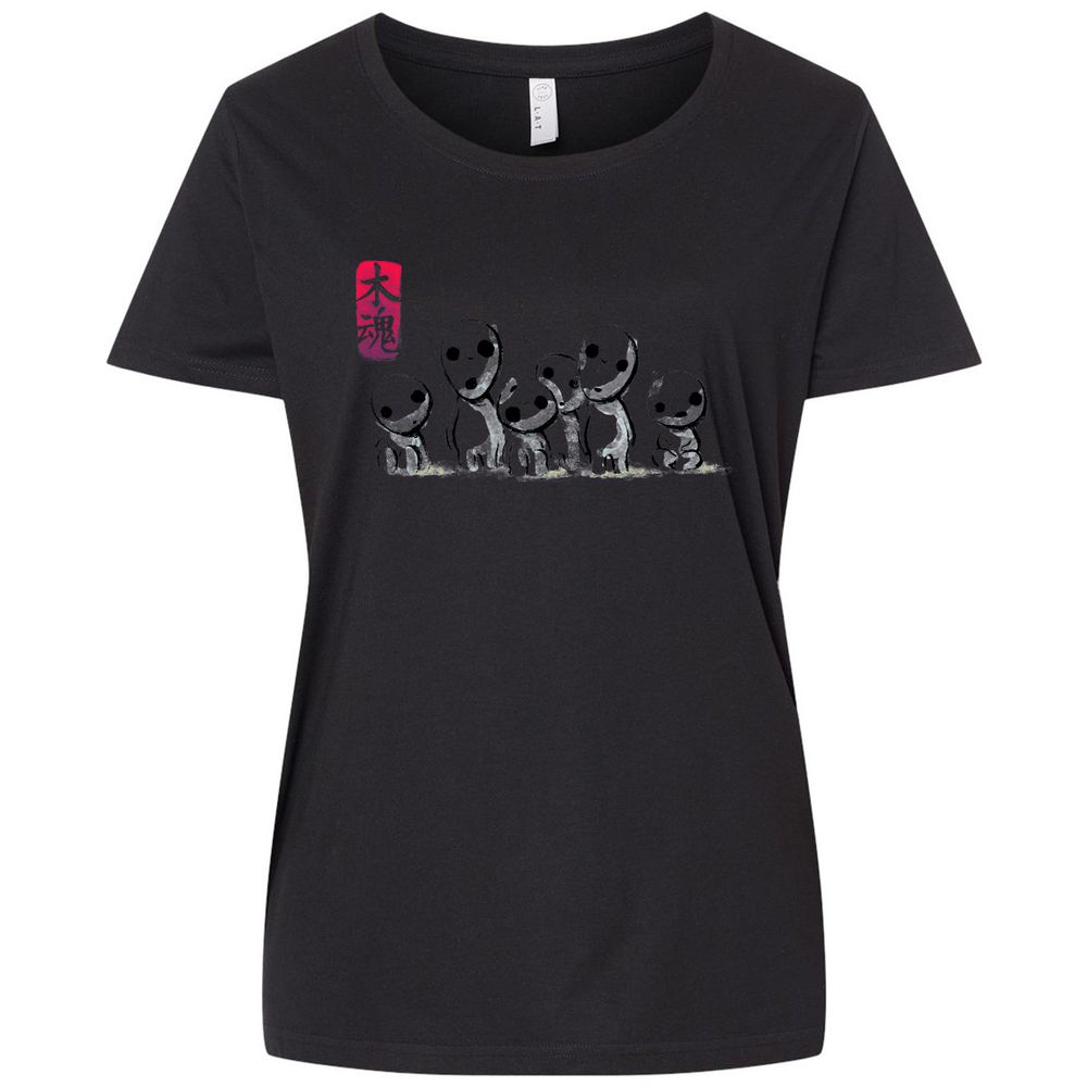 Ladies Curvy Jersey - U9ZZJ876 - Blended Black - 1