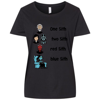 Ladies Curvy Jersey - HQQ1UHM5 - Blended Black - 1