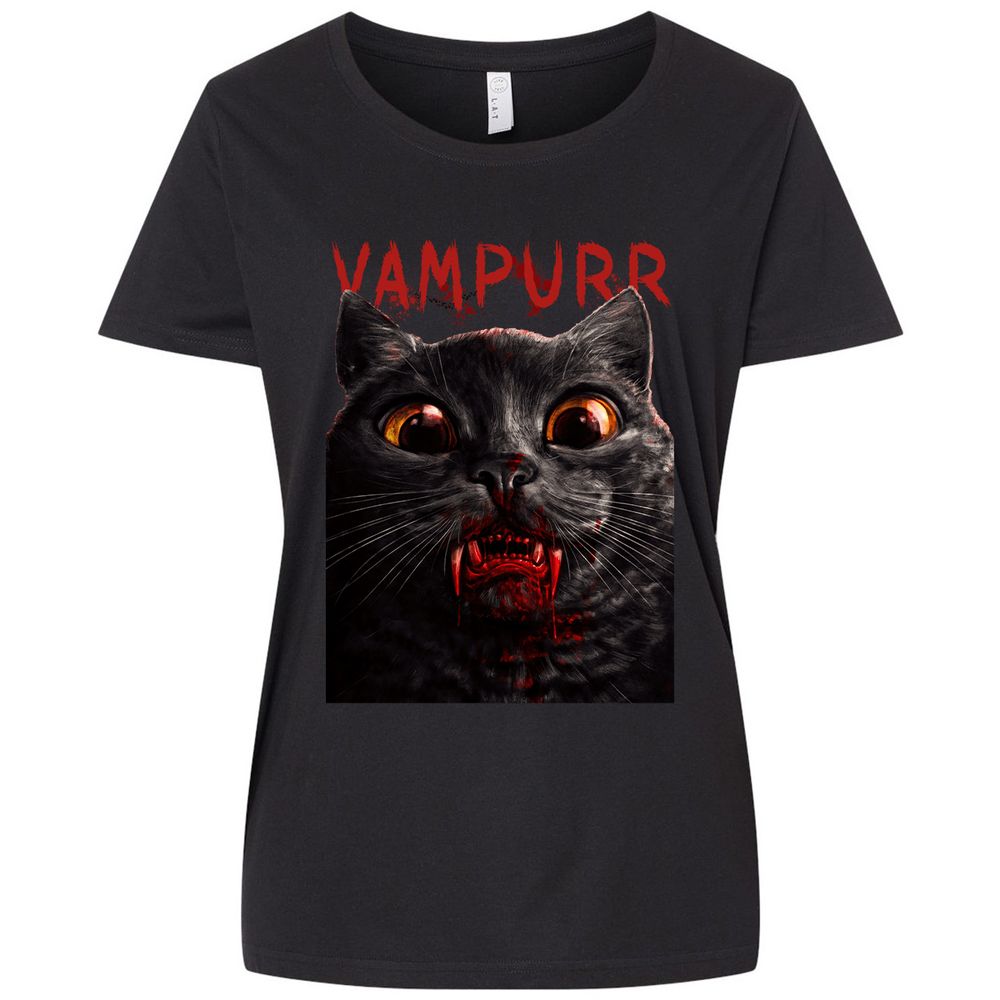 Ladies Curvy Jersey - W784RD8N - Blended Black - 1