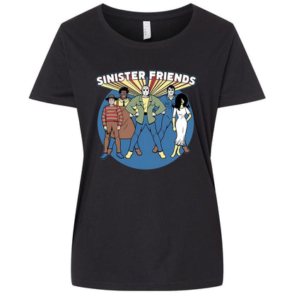 Ladies Curvy Jersey - 563BPHKV - Blended Black - 1