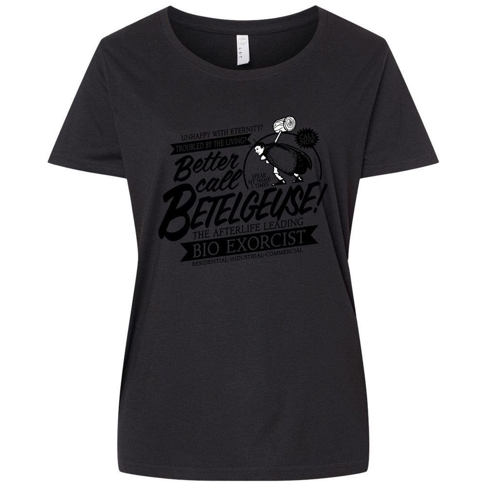 Ladies Curvy Jersey - 3N93B7YD - Blended Black - 1