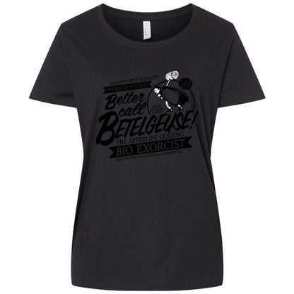 Ladies Curvy Jersey - 3N93B7YD - Blended Black - 1