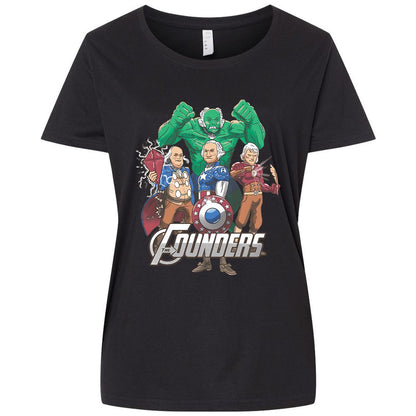 Ladies Curvy Jersey - 3UL3K4NZ - Blended Black - 1