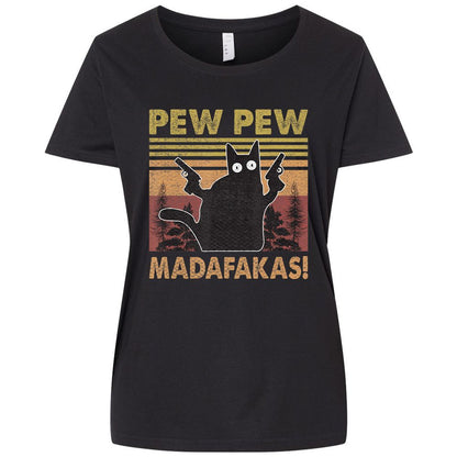 Ladies Curvy Jersey - B1Q1VEAU - Blended Black - 1