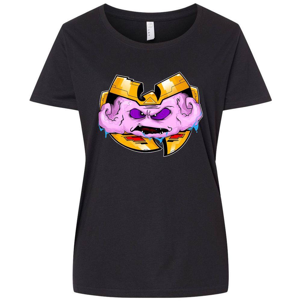 Ladies Curvy Jersey - W1TSFYDZ - Blended Black - 1