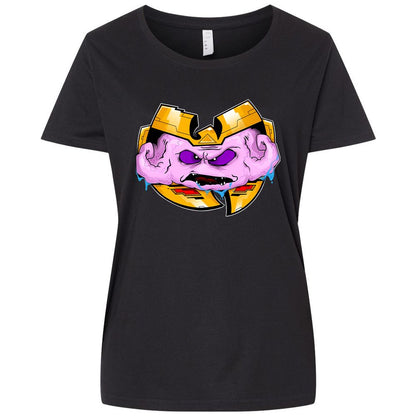 Ladies Curvy Jersey - W1TSFYDZ - Blended Black - 1