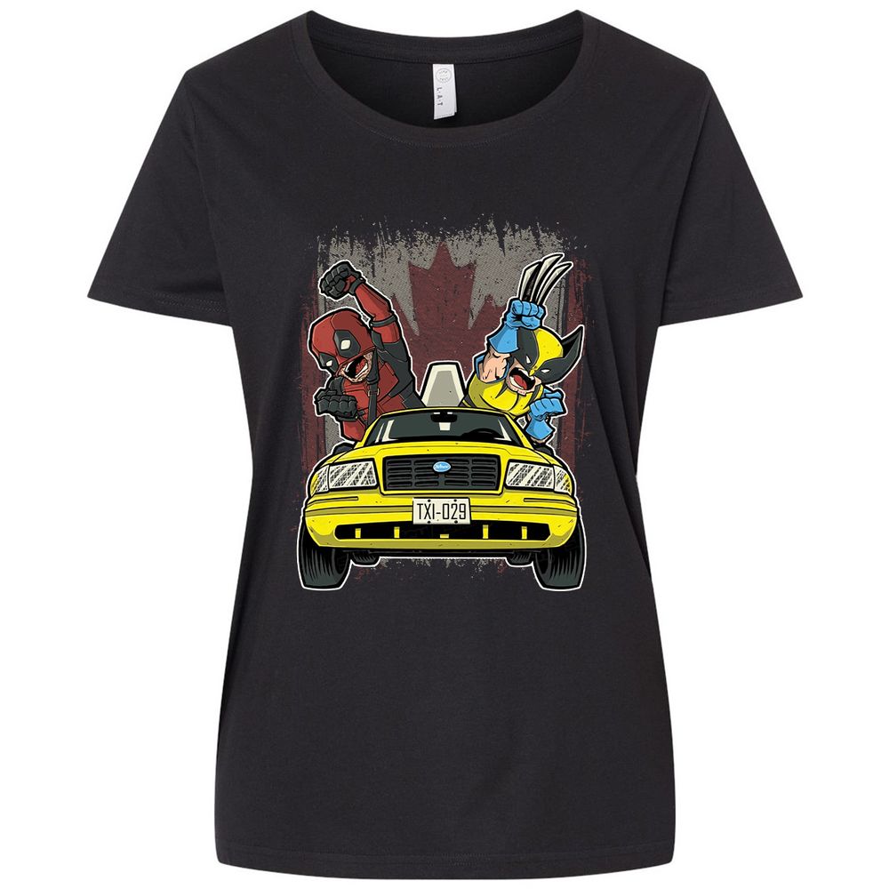 Ladies Curvy Jersey - W16M8ZYW - Blended Black - 1