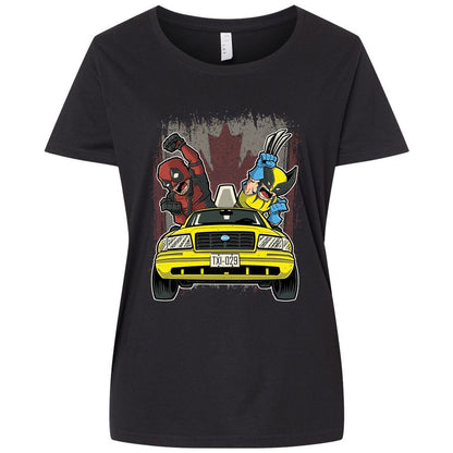 Ladies Curvy Jersey - W16M8ZYW - Blended Black - 1