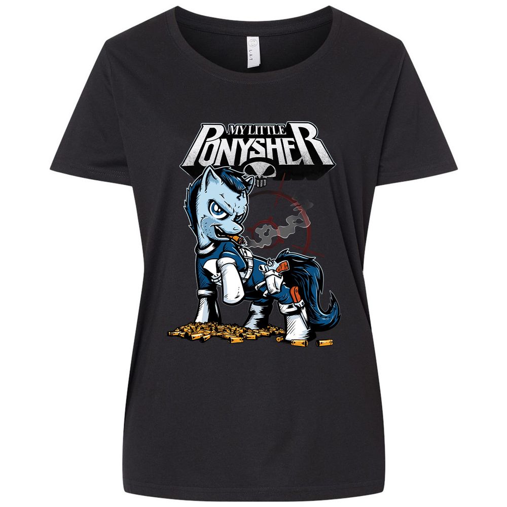 Ladies Curvy Jersey - Q11WXHMV - Blended Black - 1