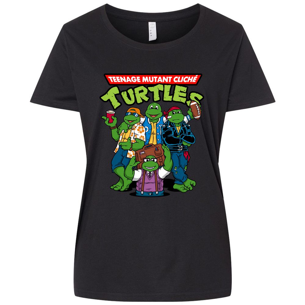 Ladies Curvy Jersey - K6666KVZ - Blended Black - 1