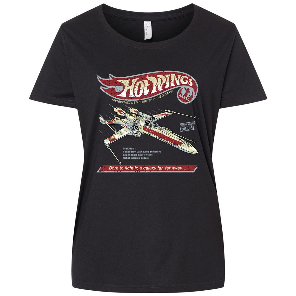 Ladies Curvy Jersey - 91TLD32C - Blended Black - 1