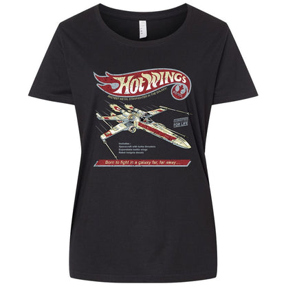 Ladies Curvy Jersey - 91TLD32C - Blended Black - 1