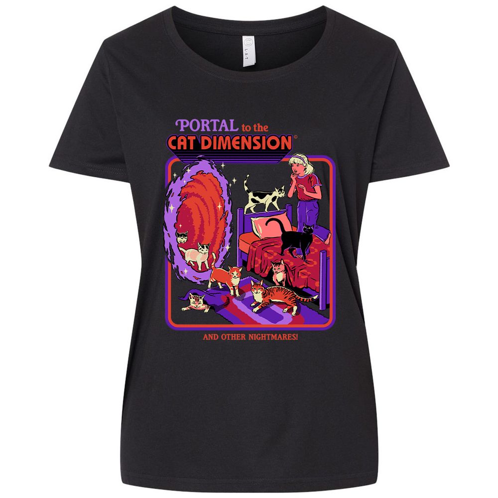 Ladies Curvy Jersey - MMS7WH2S - Blended Black - 1