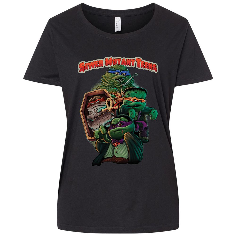 Ladies Curvy Jersey - X3XBLEZV - Blended Black - 1