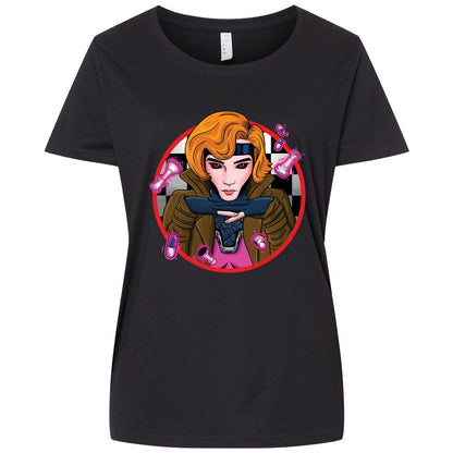 Ladies Curvy Jersey - JCLWX93Z - Blended Black - 1