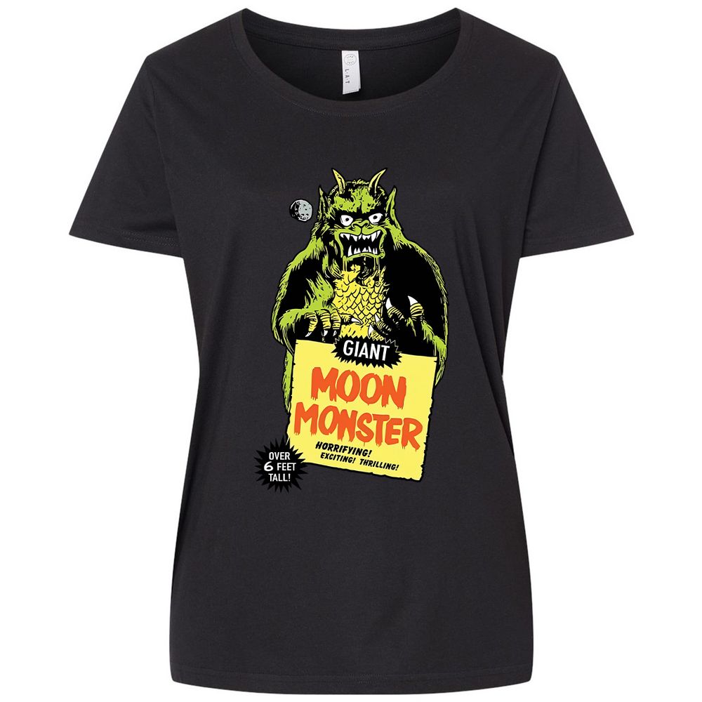 Ladies Curvy Jersey - GVA4QYRX - Blended Black - 1