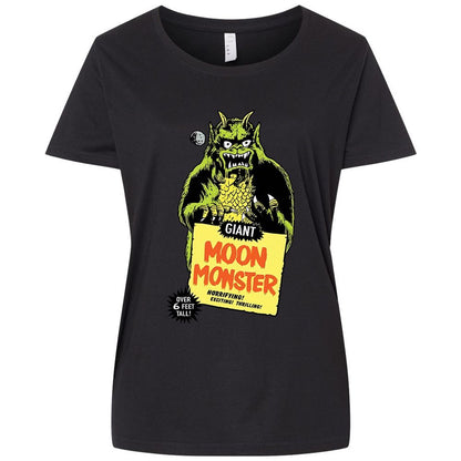 Ladies Curvy Jersey - GVA4QYRX - Blended Black - 1