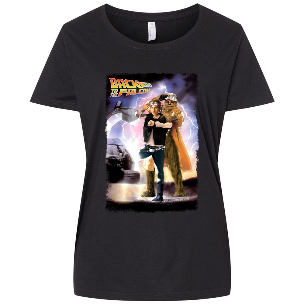 Ladies Curvy Jersey - ELM8FVXR - Blended Black - 1