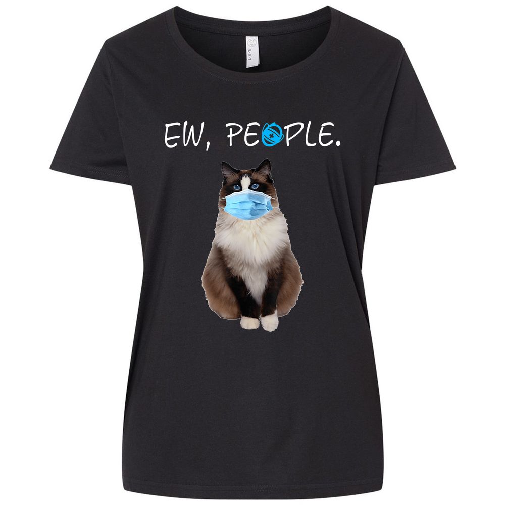 Ladies Curvy Jersey - D6BC5938 - Blended Black - 1