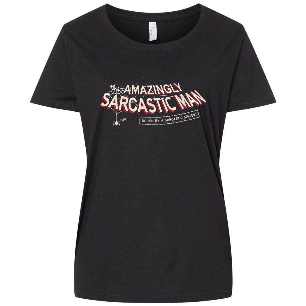 Ladies Curvy Jersey - JU29VSF6 - Blended Black - 1